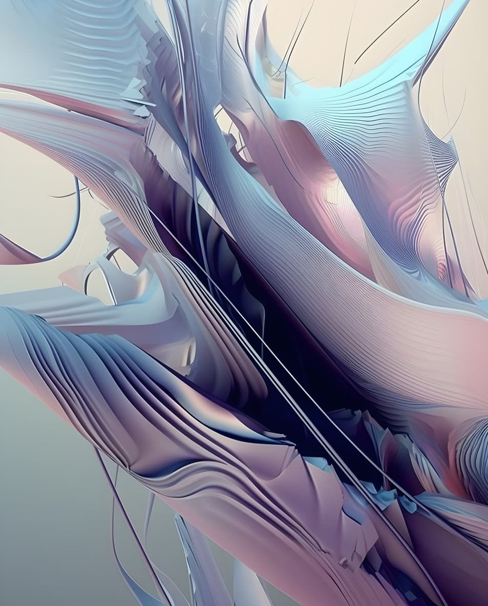 Abstract fluid art